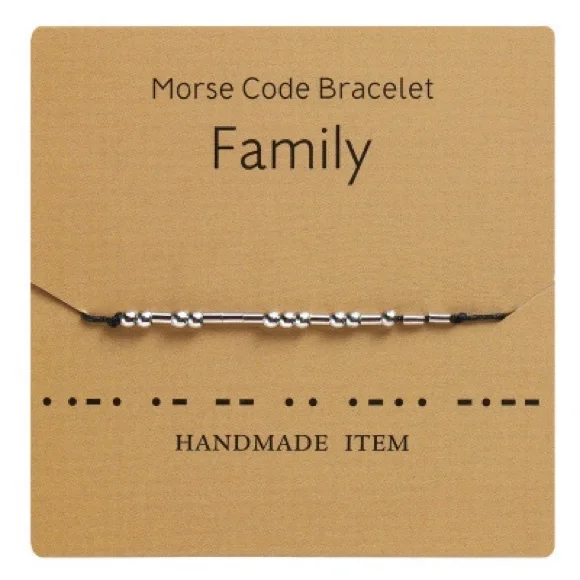 🎁🎁2/$18 Free with a min $50. 2/$20 Morse code bracelet - Picture 12 of 13